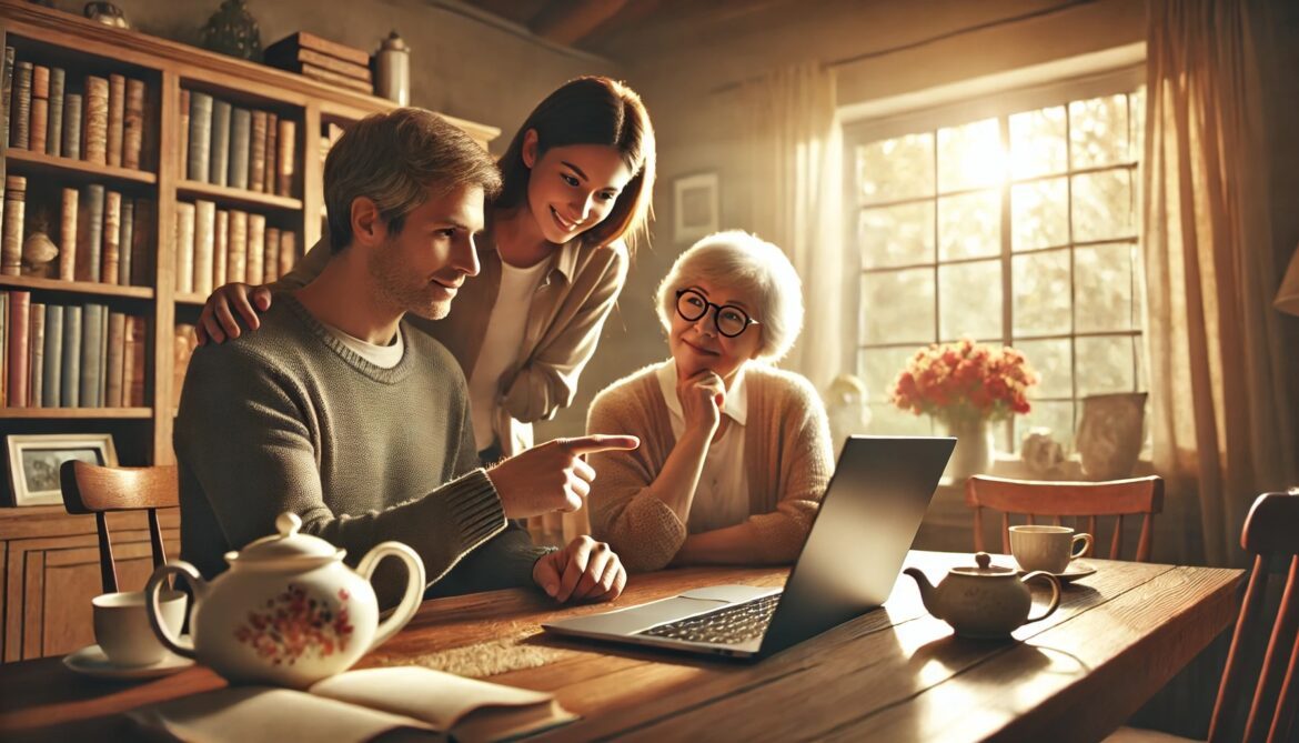 Rodinná spolupráca pri bezpečnom online nakupovani